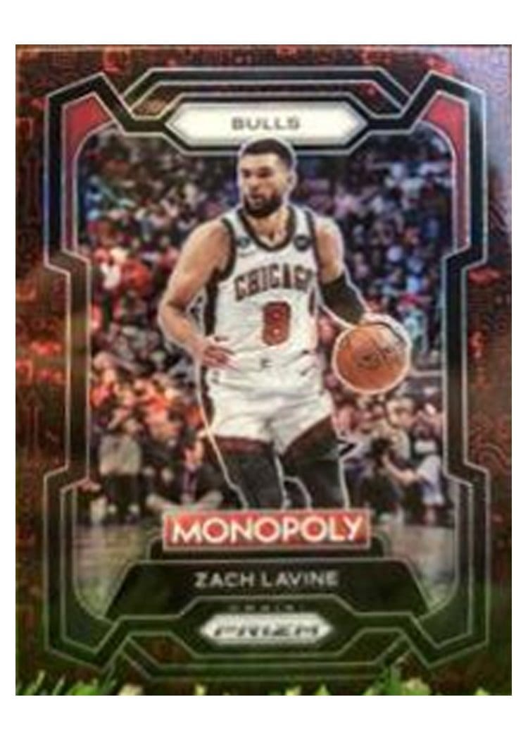 2023-24 Panini Prizm Monopoly Base Set Zach Lavine #17 card