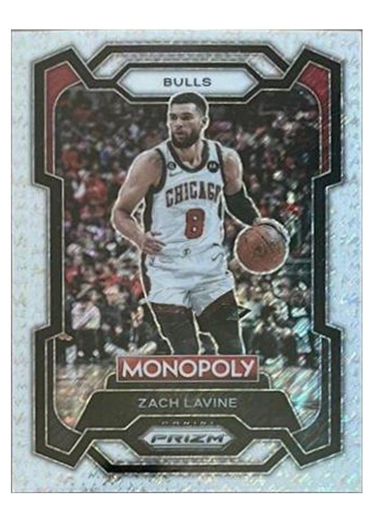2023-24 Panini Prizm Monopoly Base Set Zach Lavine #17 card