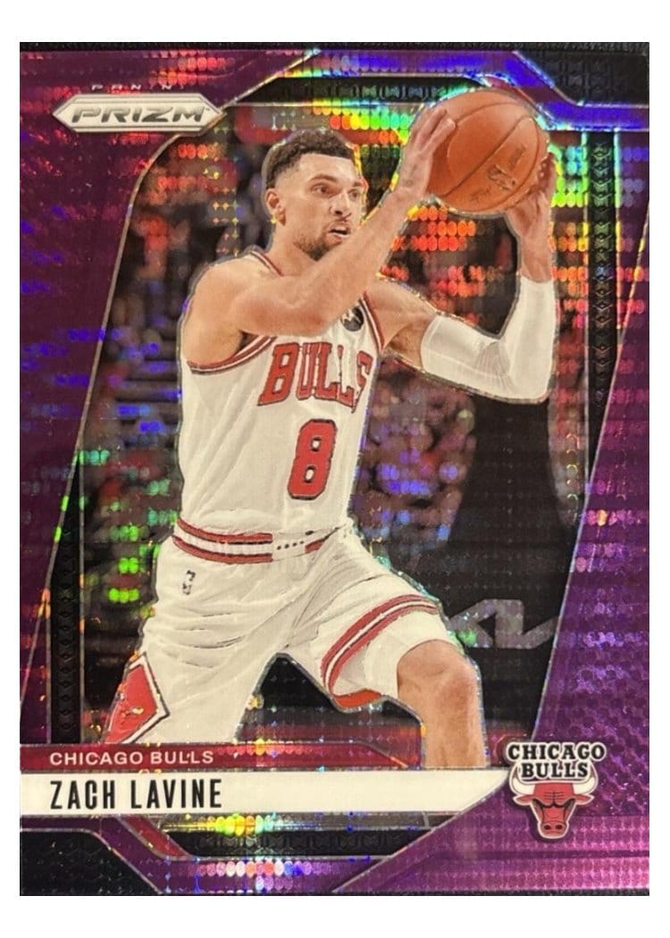 2024-25 Panini Prizm Base Set Zach LaVine #192 card