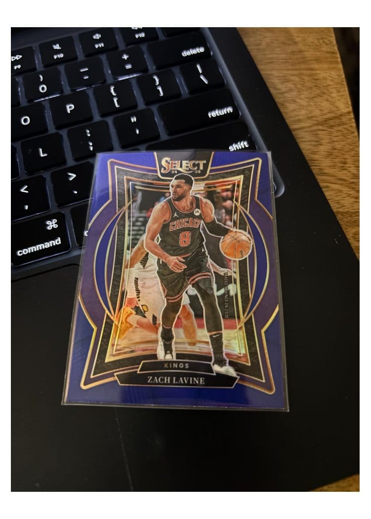 2024-25 Panini Select Base Set Zach LaVine #10 card