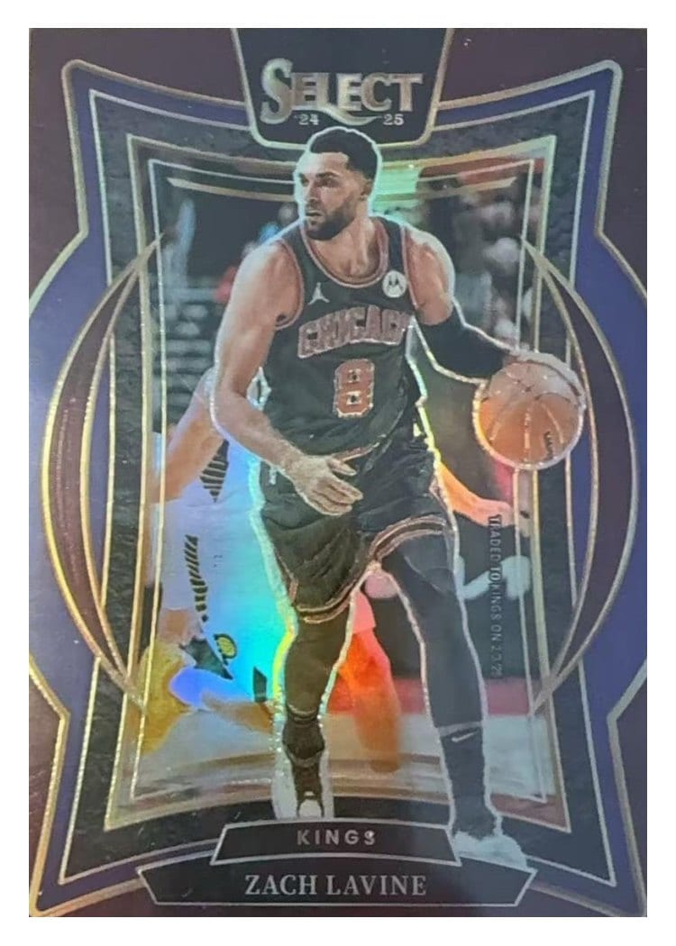 2024-25 Panini Select Base Set Zach LaVine #10 card
