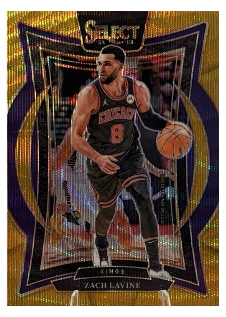 2024-25 Panini Select Base Set Zach LaVine #10 card