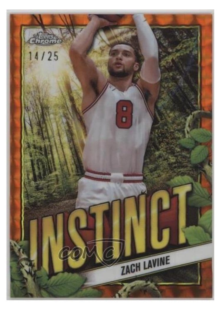 2024-25 Topps Chrome Instinct Zach Lavine #INS-13 card