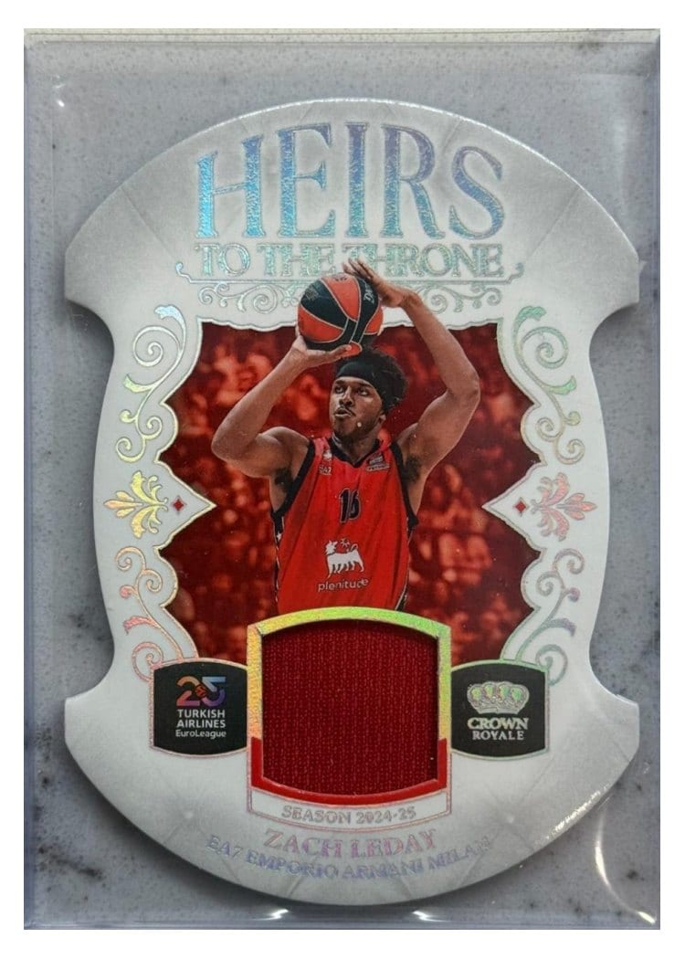 2024 Panini Crown Royale Euroleague Heirs to the Throne Zach LeDay #22 card