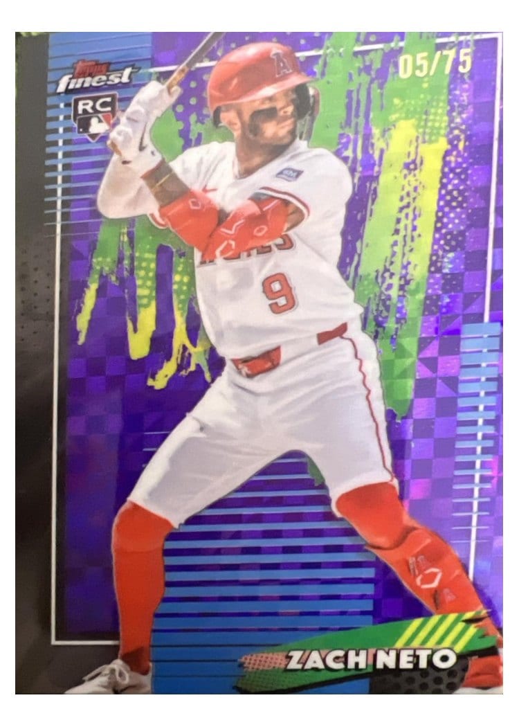 2026 Topps Finest Zach Neto #38 card
