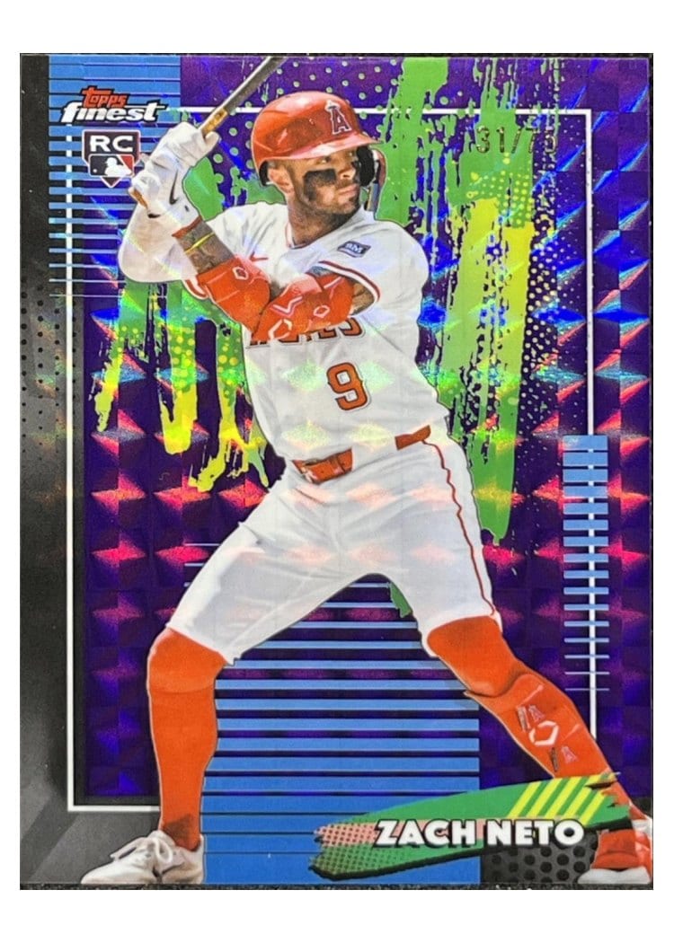 2026 Topps Finest Zach Neto #38 card