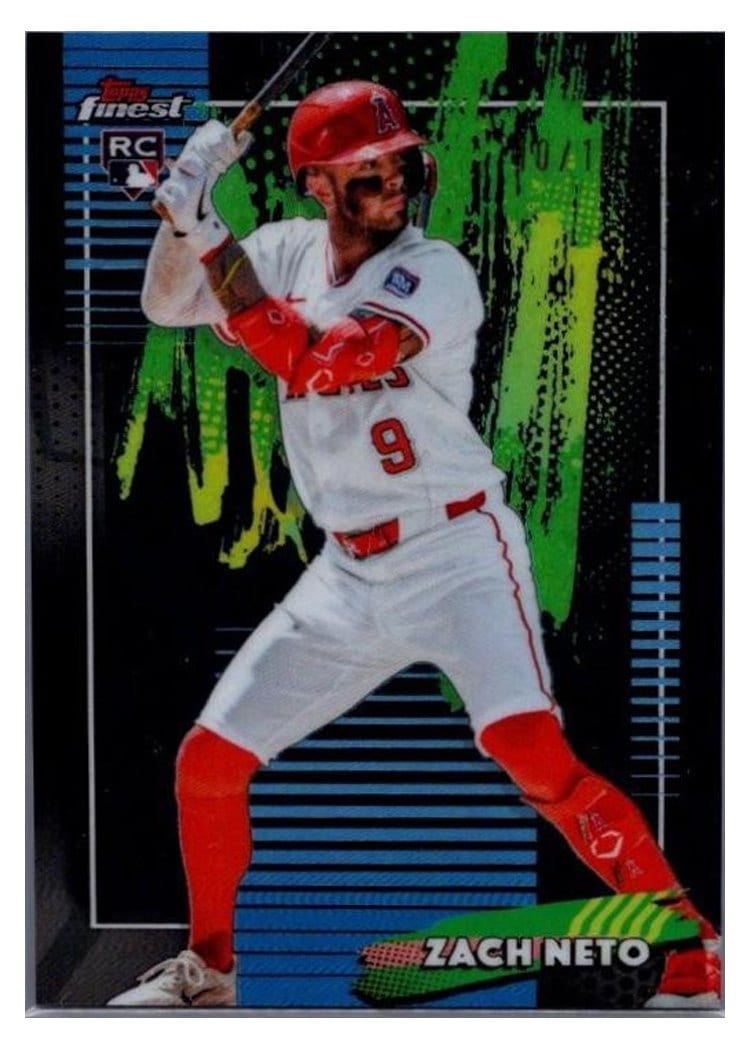 2026 Topps Finest Zach Neto #38 card