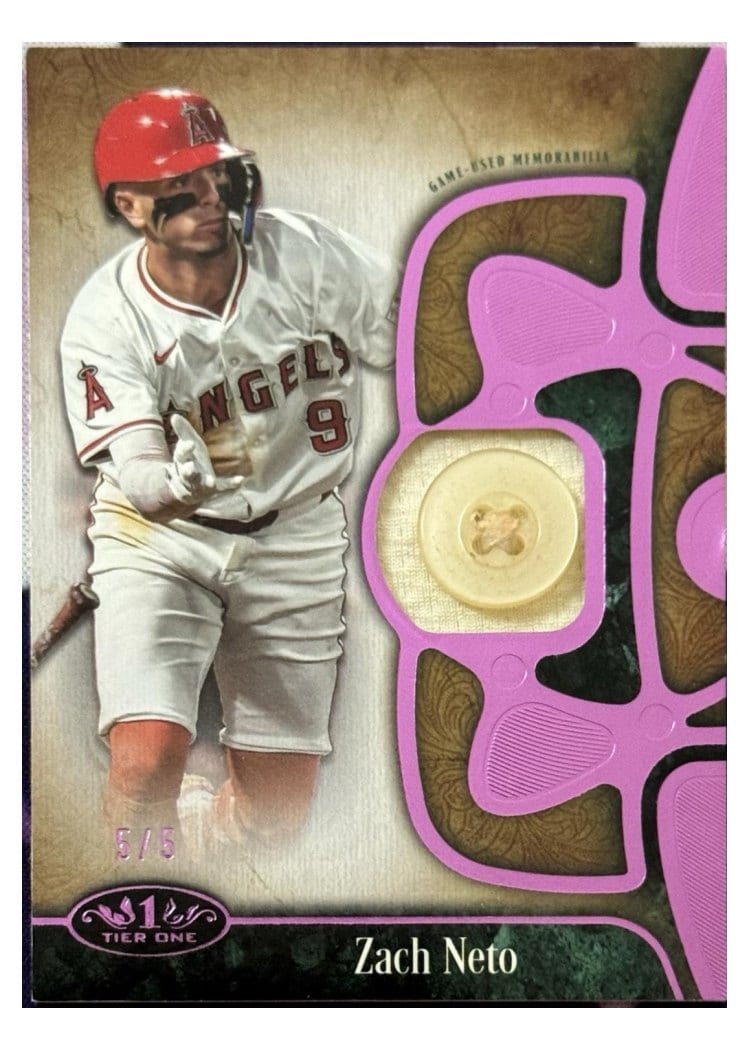 2026 Topps Tier One Tier One Relics Zach Neto #T1R-ZN card