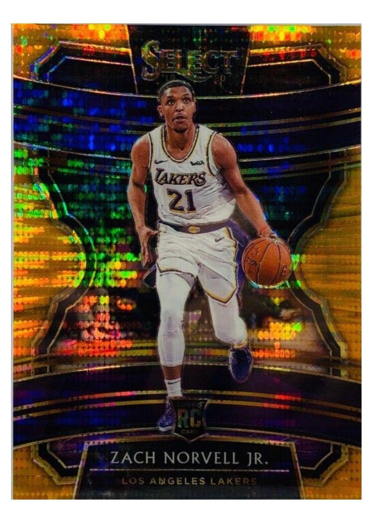 2019-20 Panini Select Base Set Zach Norvell Jr. Neon Orange Pulsar Prizm #9