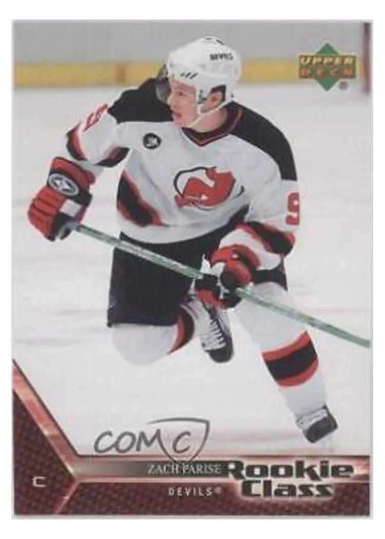 2005 Upper Deck Rookie Class Zach Parise #34 card