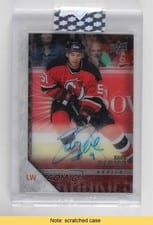 2020-21 Upper Deck Clear Cut Rookie Tribute Autographs Zach Parise #RT-ZP card