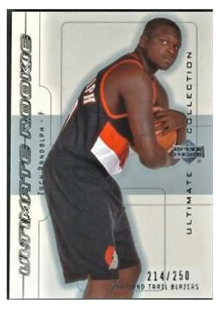 2001 Ultimate Collection Zach Randolph #73 card