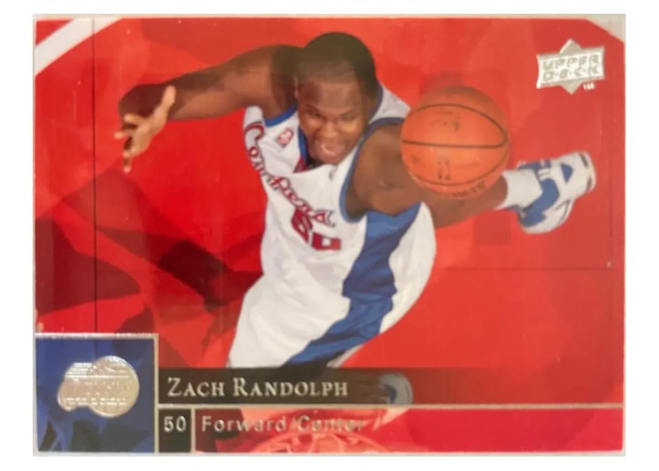 2009 Upper Deck Zach Randolph #76 card