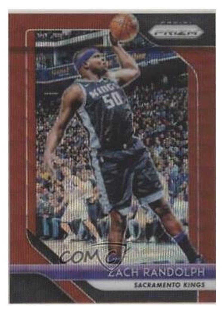 2018-19 Panini Prizm Base Set Zach Randolph #211 card