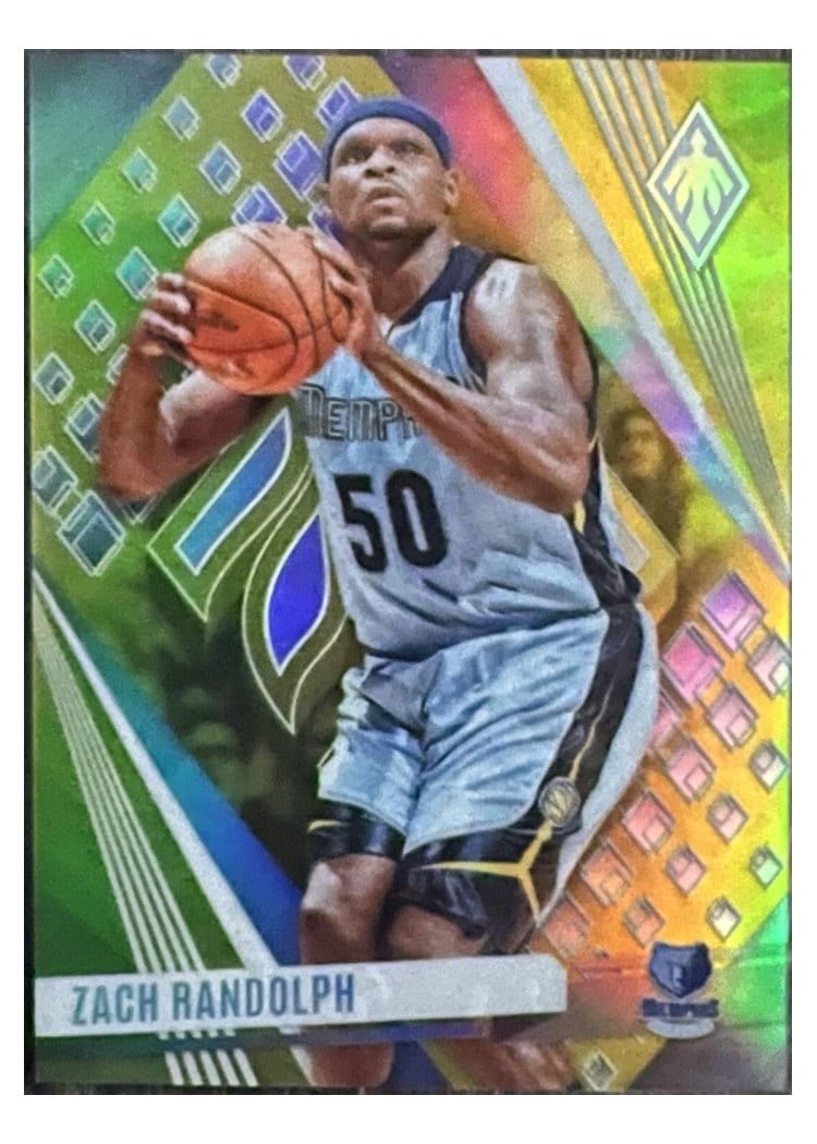 2023-24 Panini Phoenix Base Set Zach Randolph Yellow #180 card