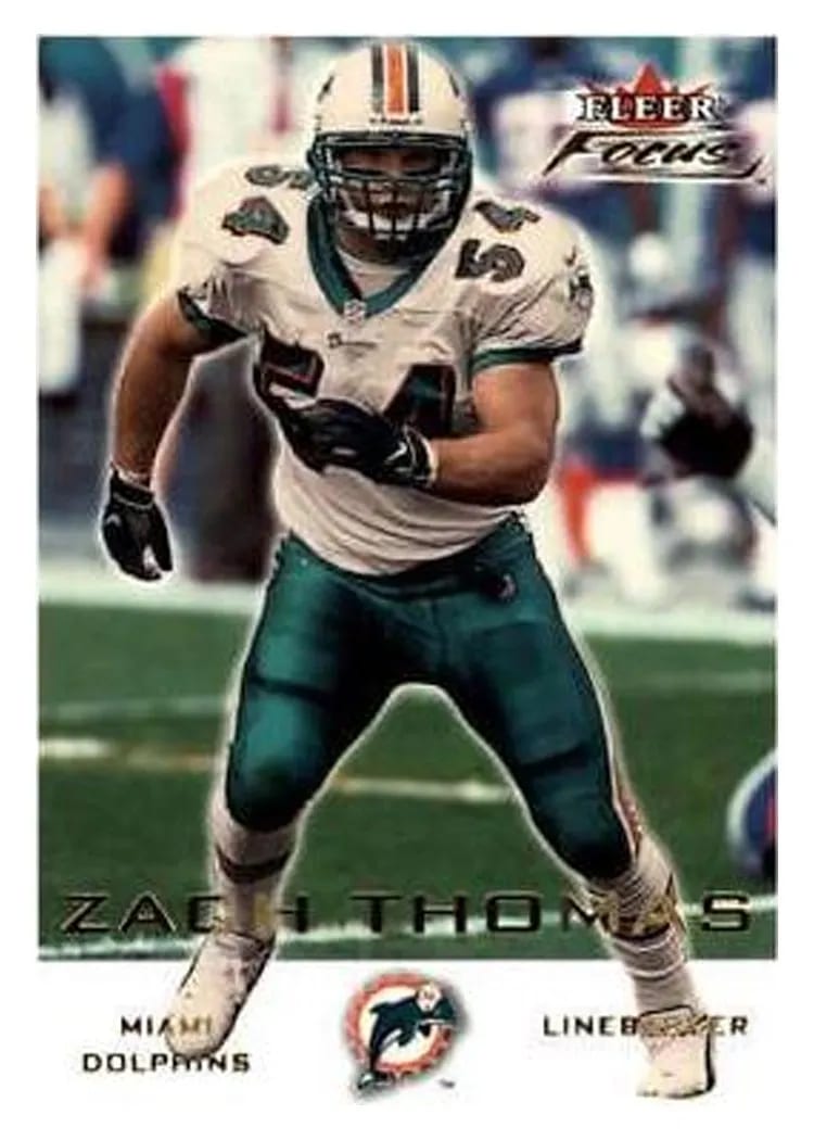 2000 Fleer Focus Zach Thomas #40 card