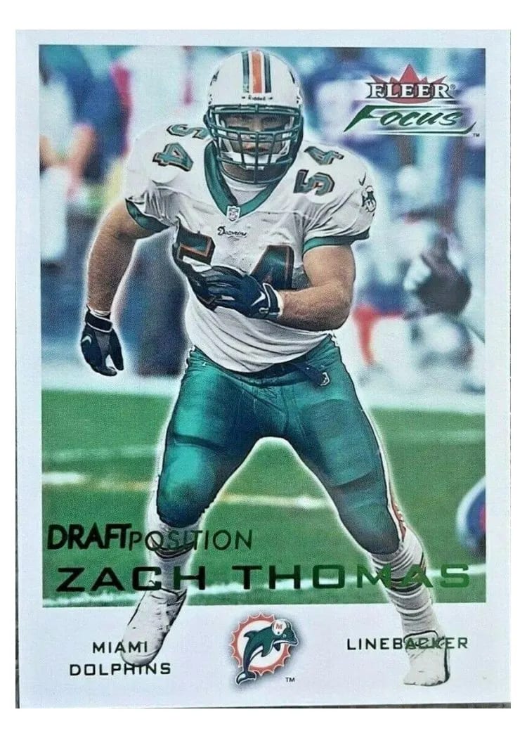 2000 Fleer Focus Zach Thomas #40 card
