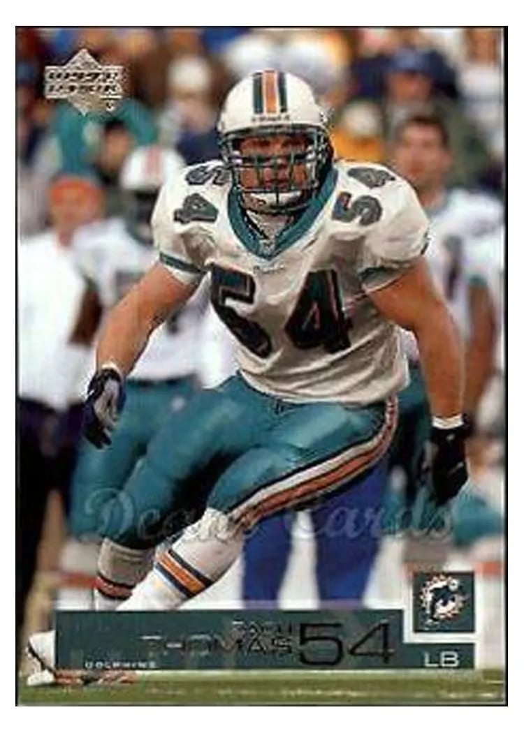 2002 Upper Deck Zach Thomas #93 card