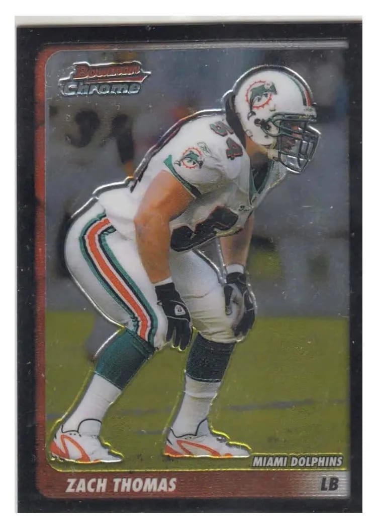 2003 Bowman Chrome Zach Thomas #77 card
