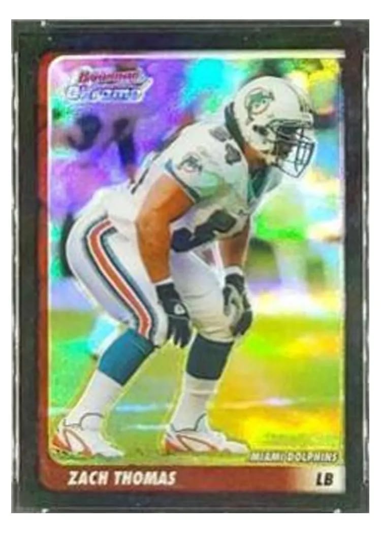 2003 Bowman Chrome Zach Thomas #77 card