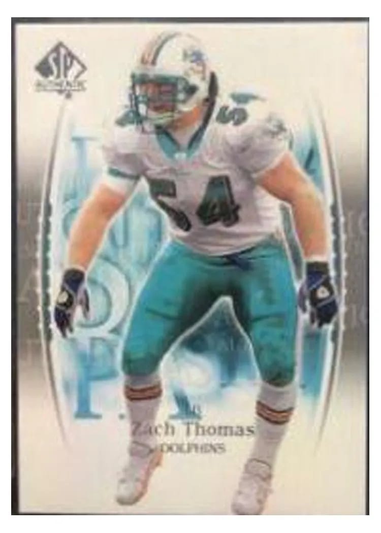 2003 SP Authentic Zach Thomas #56 card