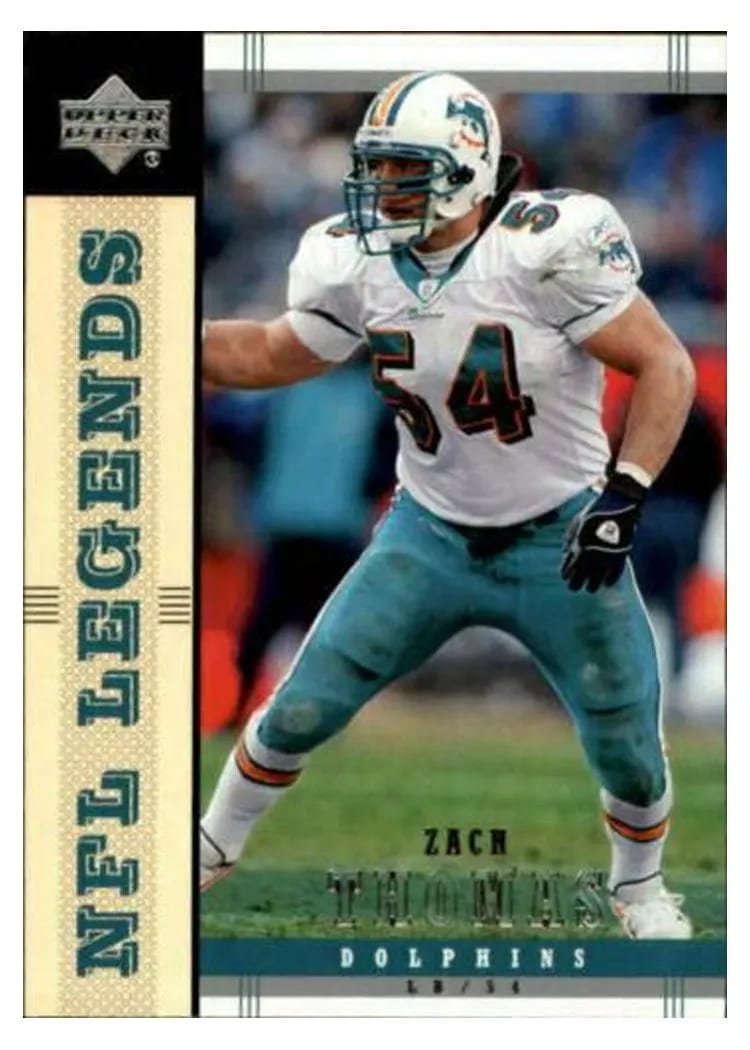 2004 Upper Deck Legends Zach Thomas #45 card