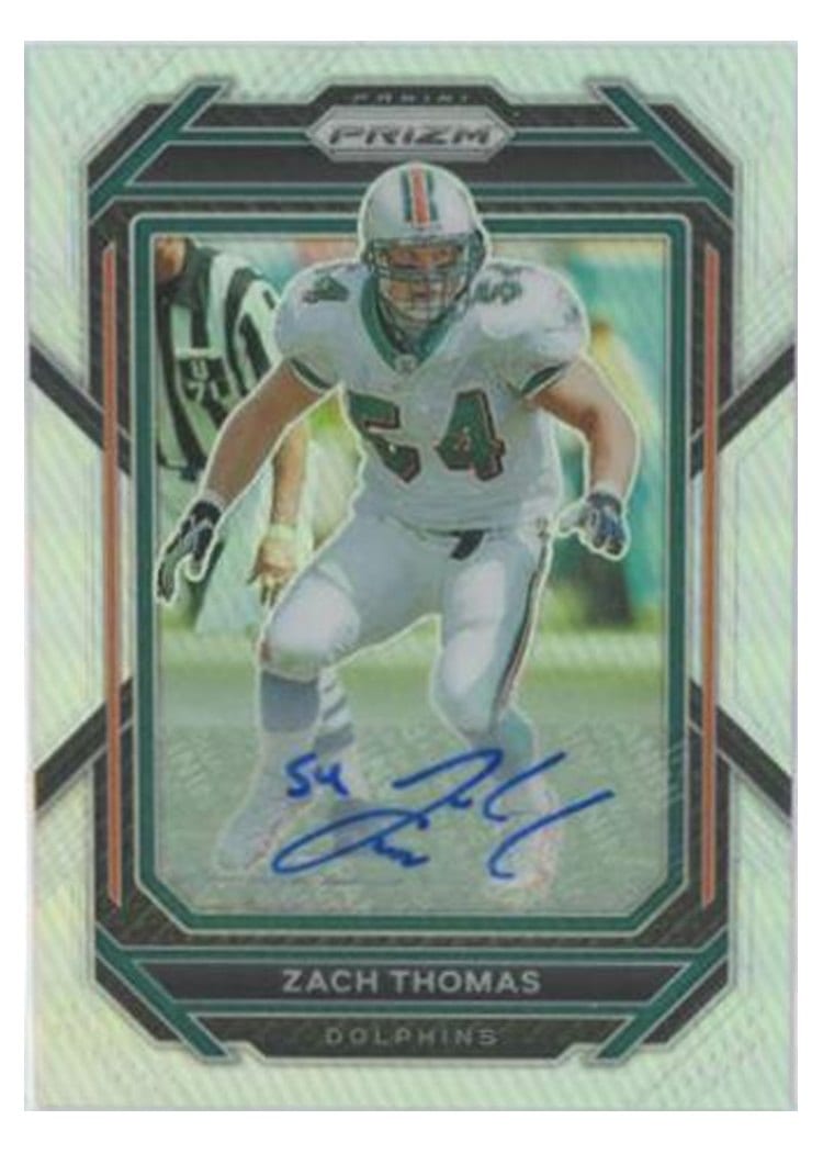 2022 Panini Prizm Base Set Zach Thomas #186 card