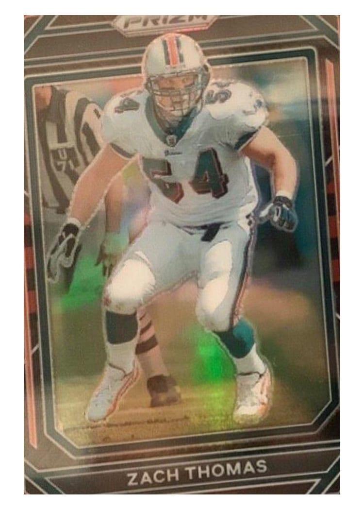 2022 Panini Prizm Base Set Zach Thomas #186 card