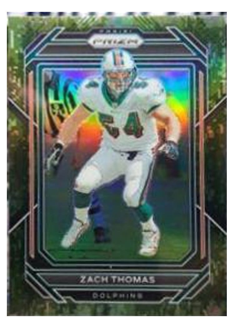 2022 Panini Prizm Base Set Zach Thomas #186 card