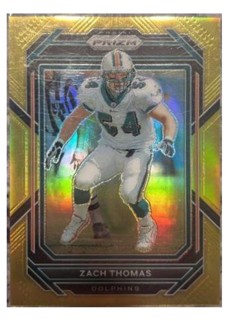 2022 Panini Prizm Base Set Zach Thomas #186 card