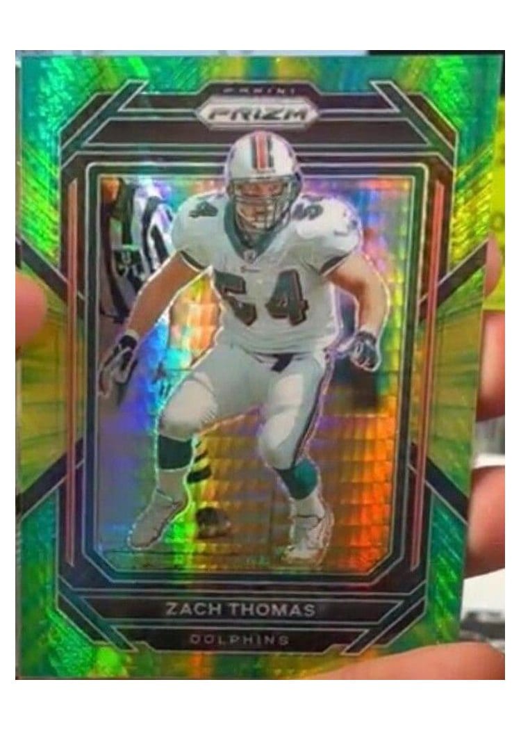 2022 Panini Prizm Base Set Zach Thomas Hyper #186 card