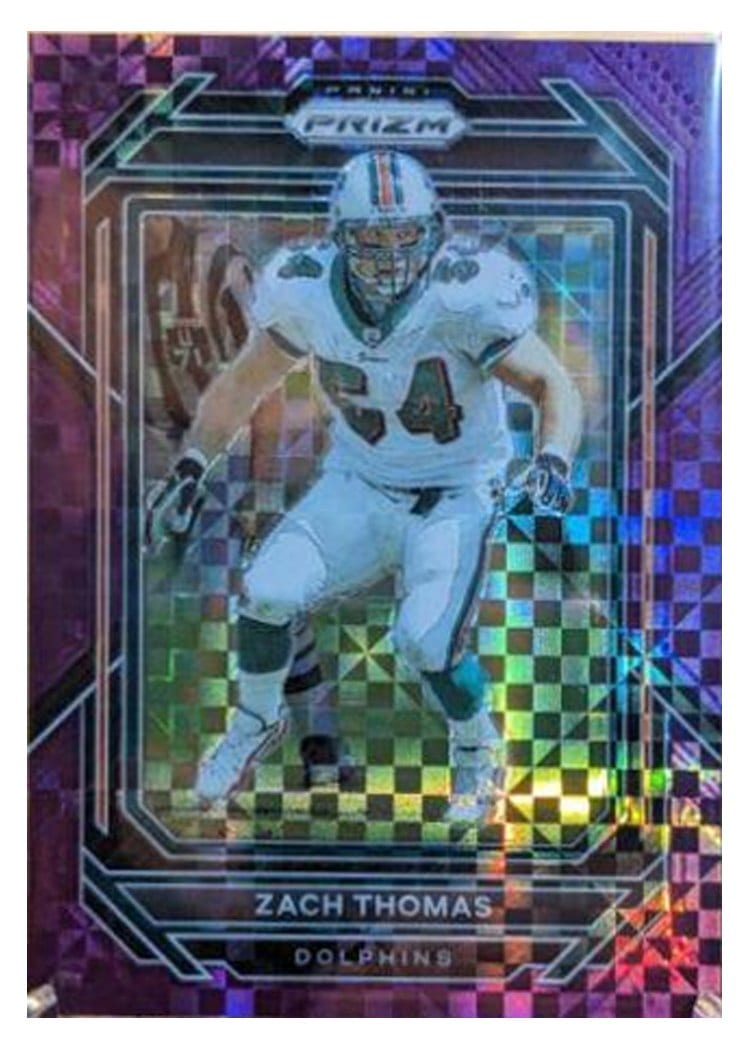 2022 Panini Prizm Base Set Zach Thomas #186 card