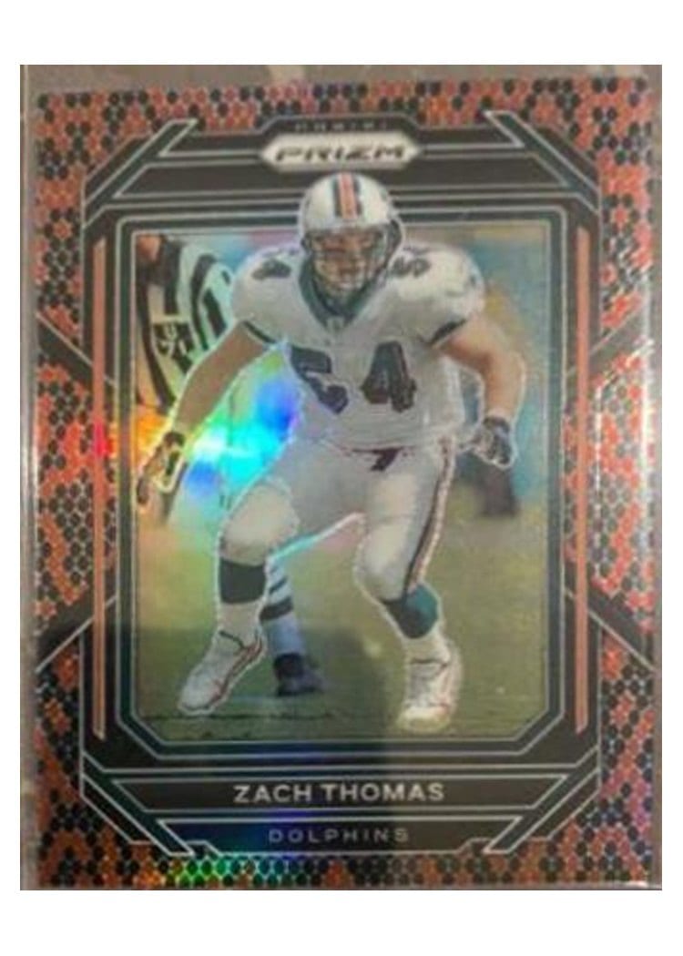 2022 Panini Prizm Base Set Zach Thomas #186 card