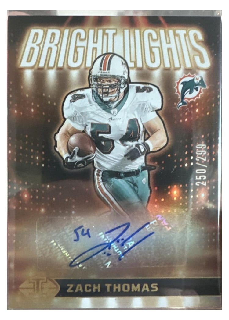 2024 Panini Illusions Bright Lights Signatures Zach Thomas #31 card