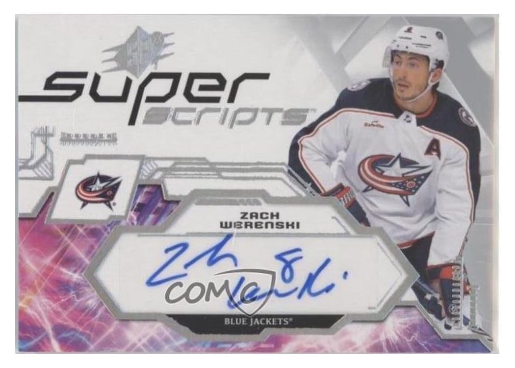 2023-24 SPx Superscripts Zach Werenski #SS-ZW card