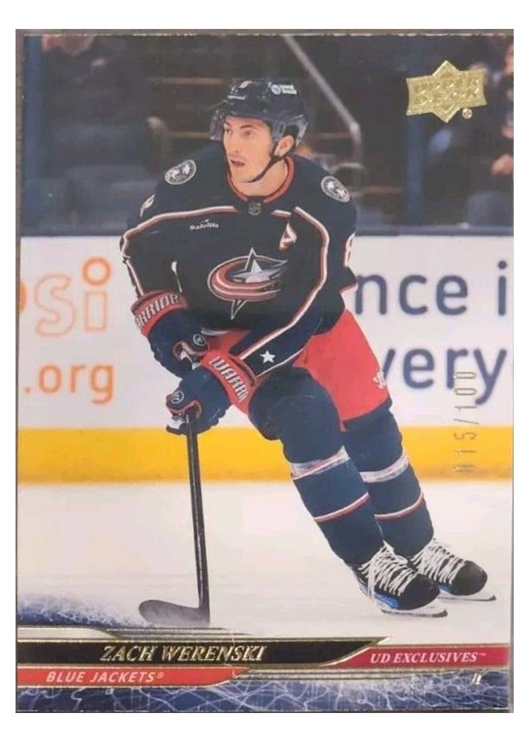 2024-25 Upper Deck Base Set Zach Werenski Exclusive #59 card