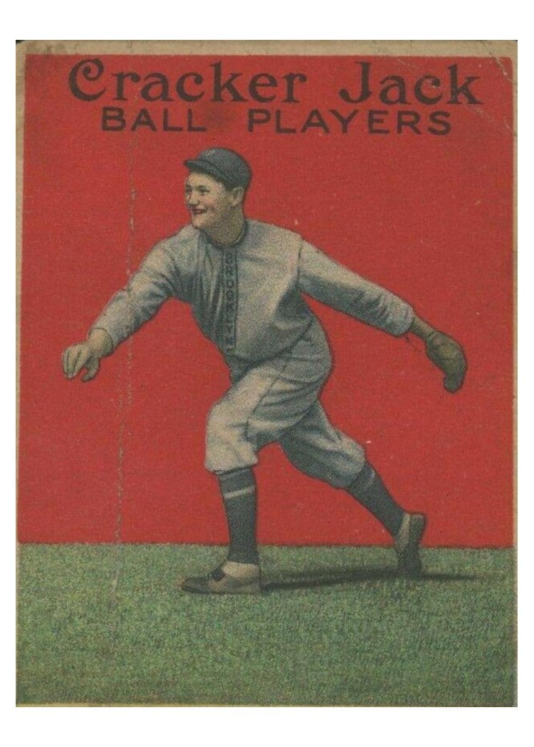 1915 Cracker Jack Zach Wheat #52 card