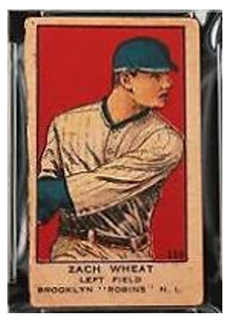 1919 W514 Zach Wheat Hand Cut #110 card