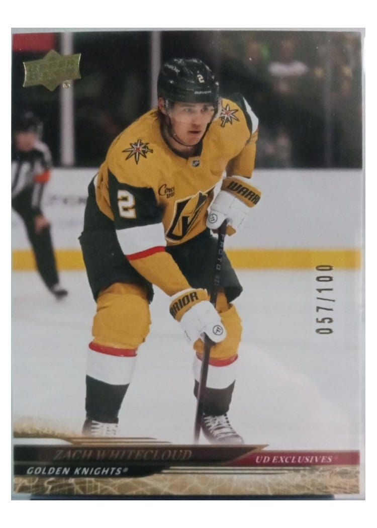 2024-25 Upper Deck Base Set Zach Whitecloud #434 card