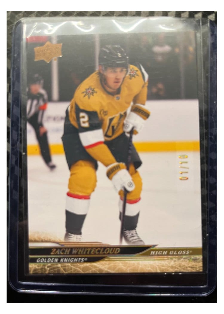 2024-25 Upper Deck Base Set Zach Whitecloud #434 card