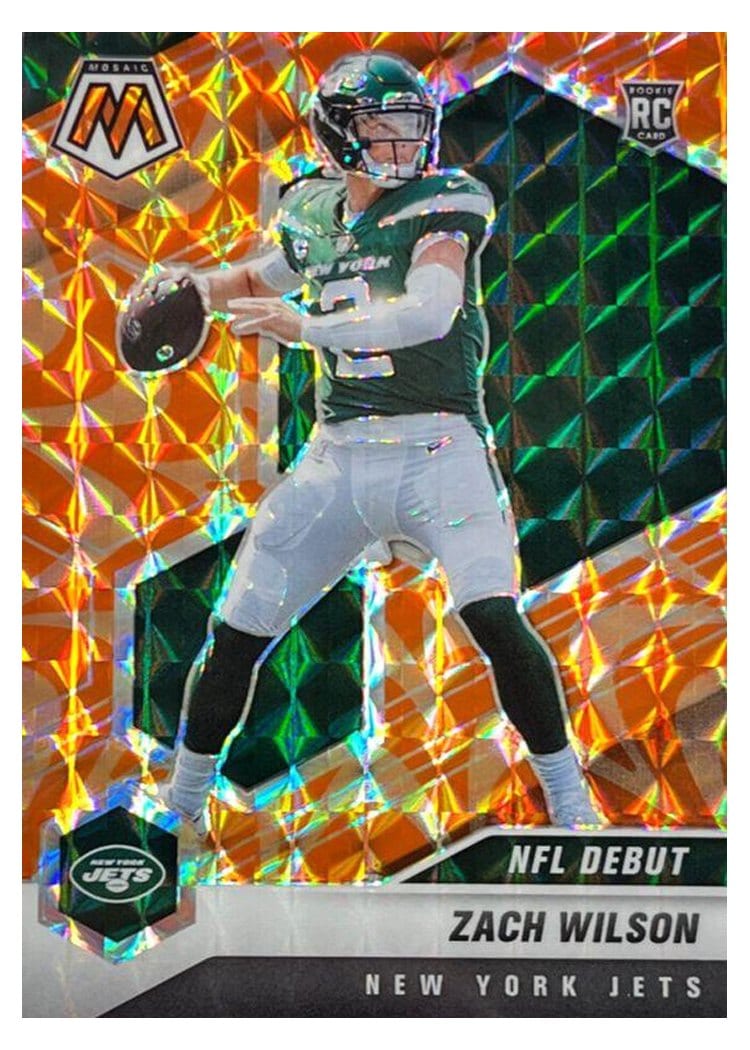 2021 Panini Mosaic Base Set Zach Wilson #243 card