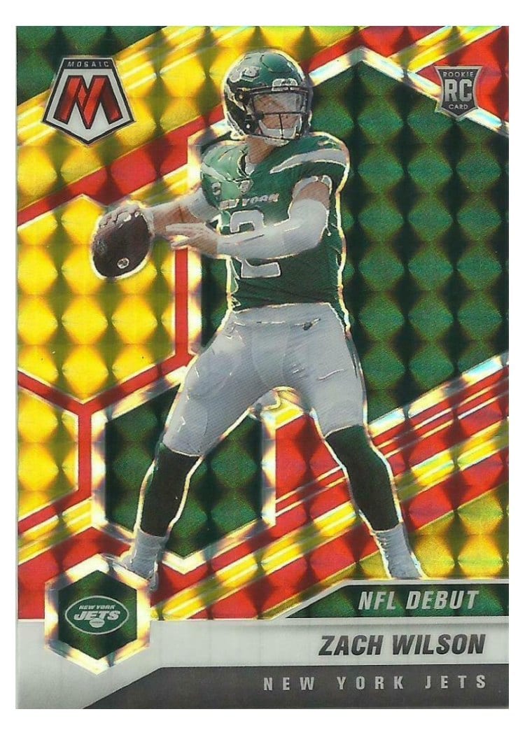 2021 Panini Mosaic Base Set Zach Wilson #243 card