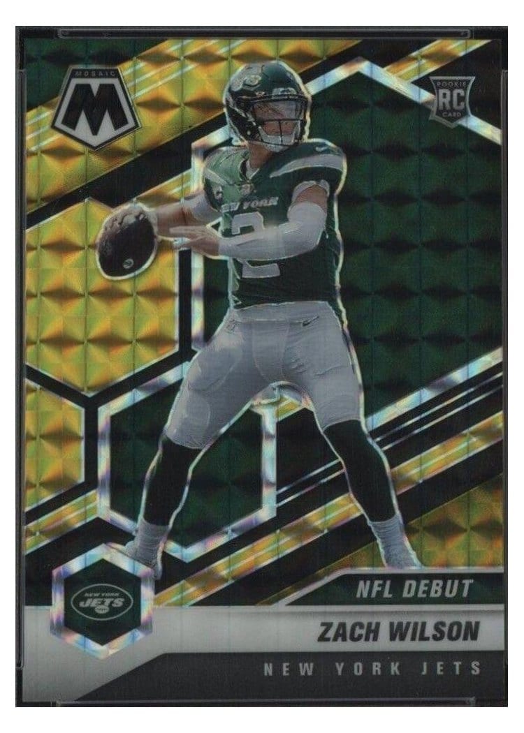 2021 Panini Mosaic Base Set Zach Wilson #243 card
