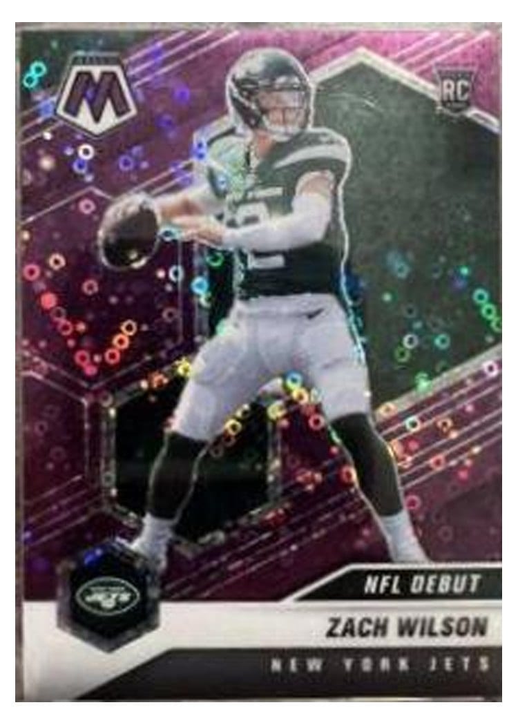 2021 Panini Mosaic Base Set Zach Wilson #243 card