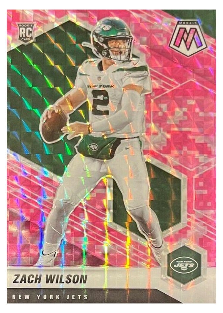 2021 Panini Mosaic Base Set Zach Wilson #302 card