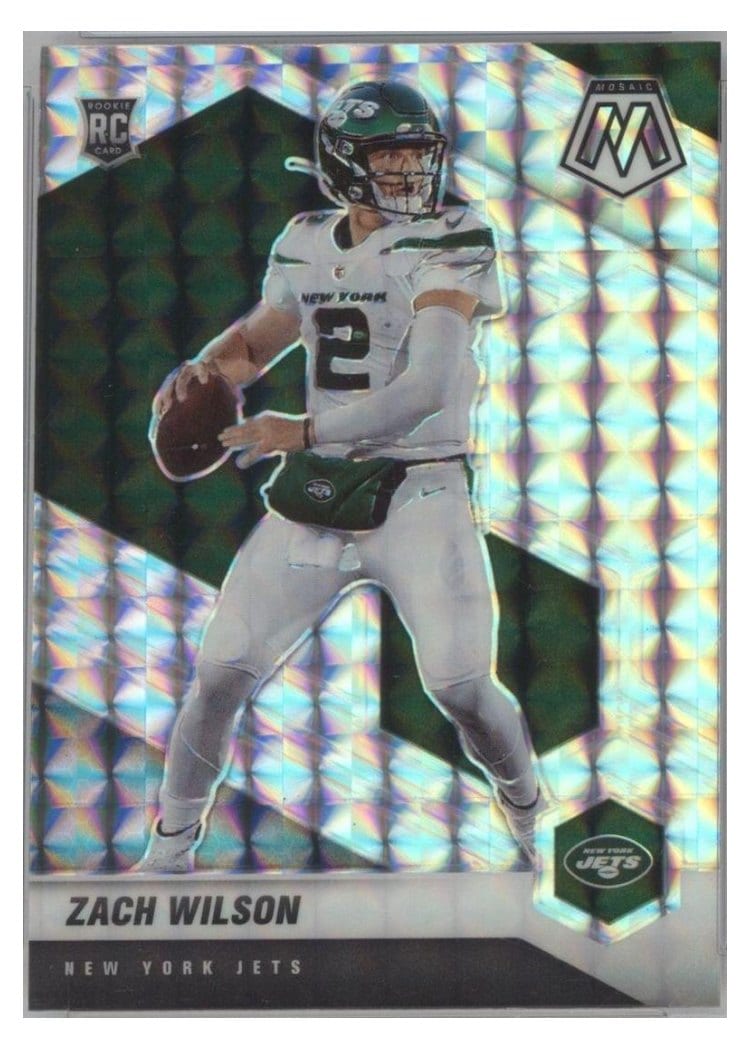 2021 Panini Mosaic Base Set Zach Wilson #302 card