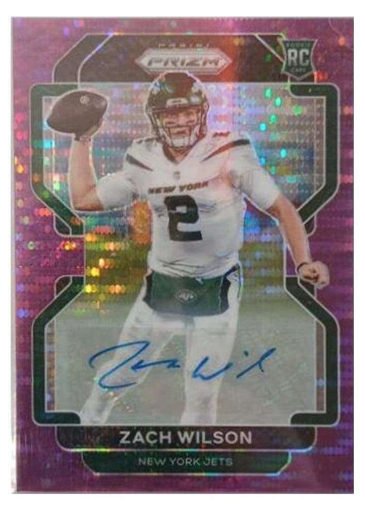2021 Panini Prizm Base Set Zach Wilson #332 card