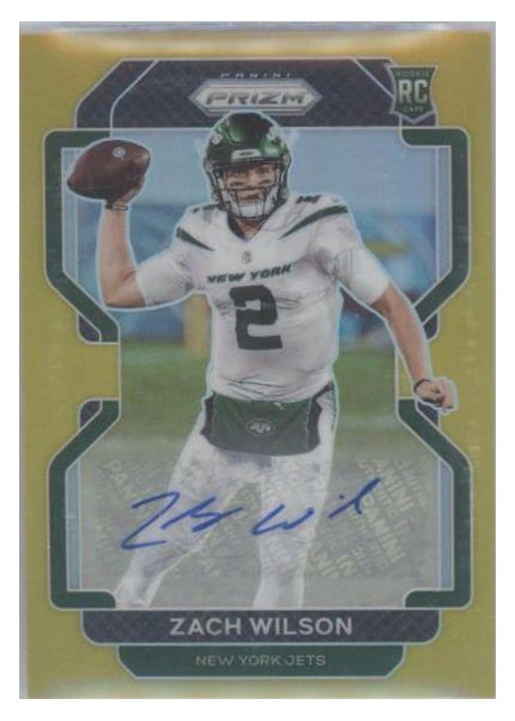 2021 Panini Prizm Base Set Zach Wilson #332 card