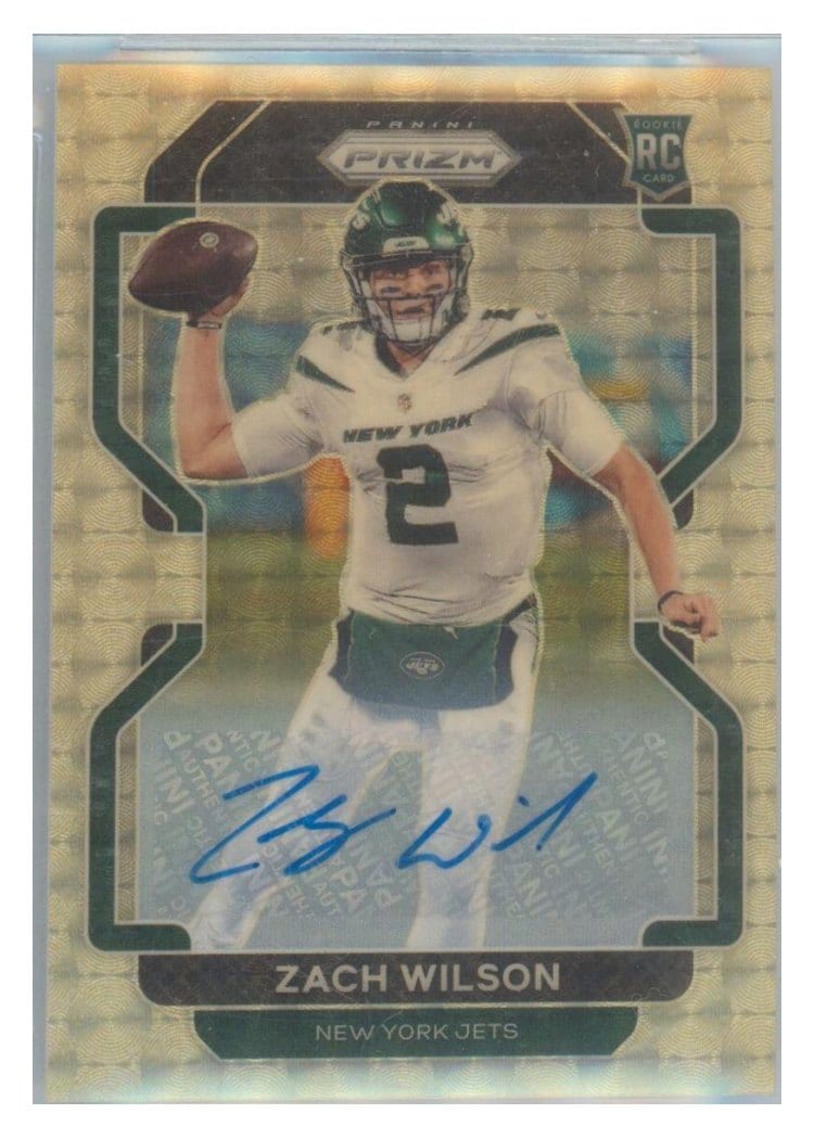2021 Panini Prizm Base Set Zach Wilson #332 card