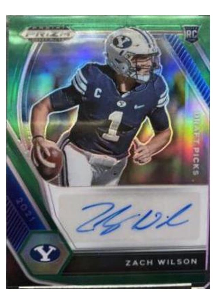 2021 Panini Prizm Base Set Zach Wilson #332 card
